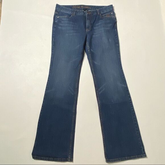 Harley Davidson | Flare Jeans 12 Long  33.5 inseam - Picture 1 of 9